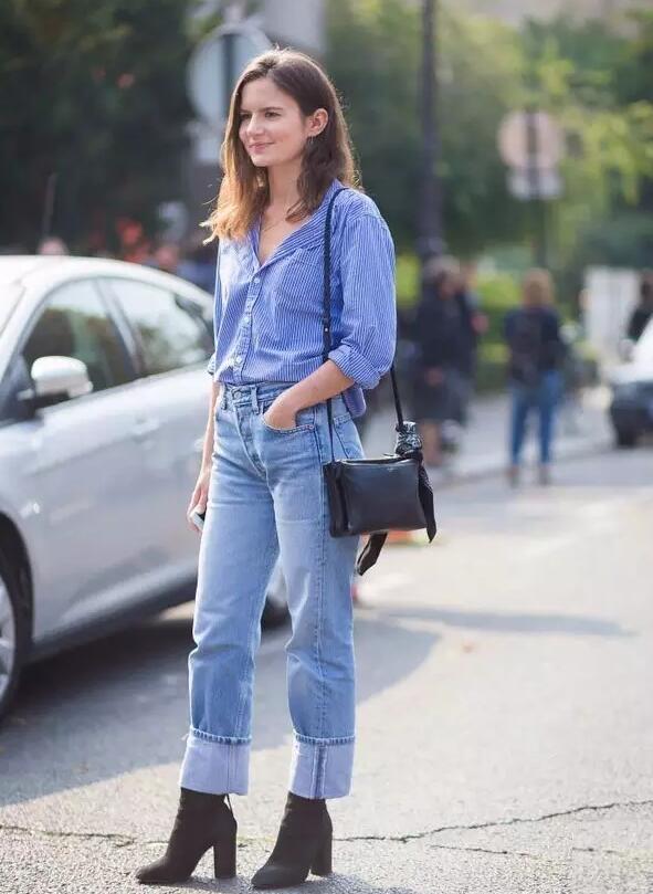 沒(méi)有一件藍白條紋，怎么好意思叫襯衫控